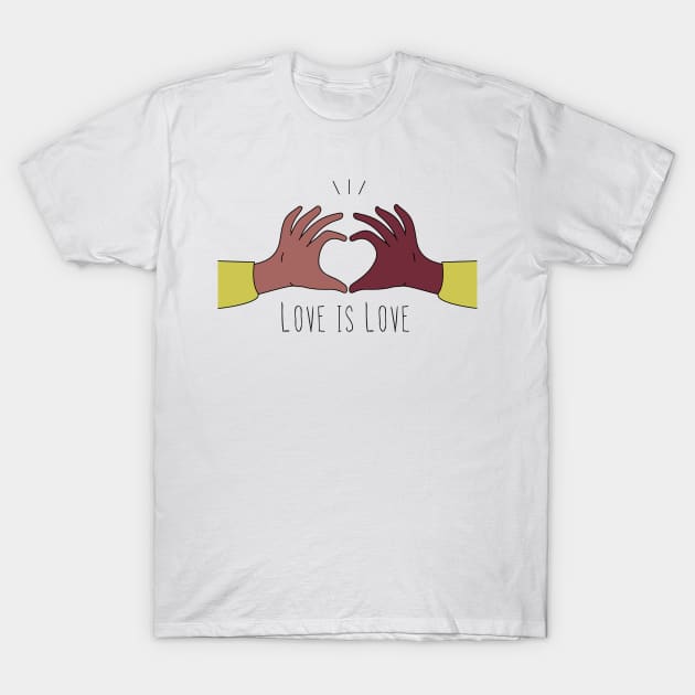 Love is Love T-Shirt by StrongGirlsClub